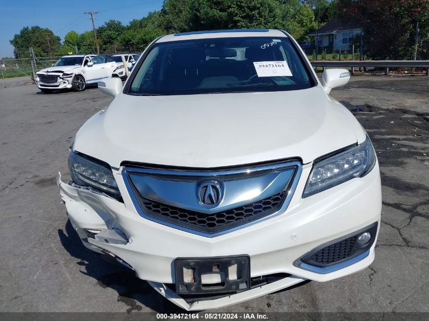 2018 Acura Rdx Advance Package VIN: 5J8TB4H78JL000538 Lot: 39472164