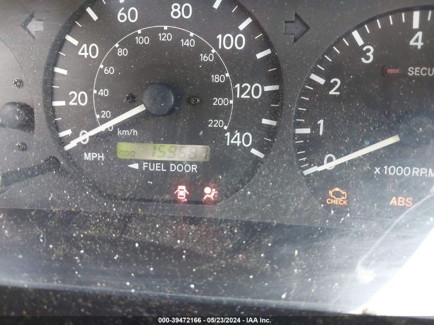 2000 Toyota Camry Xle V6 VIN: 4T1BF28K1YU951669 Lot: 39472166