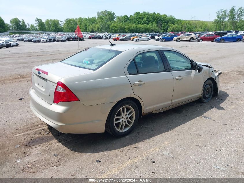 2010 Ford Fusion S VIN: 3FAHP0GA0AR180147 Lot: 39472177