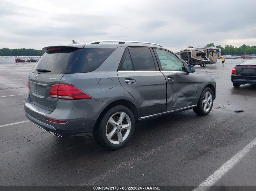 2017 Mercedes-Benz Gle 350 4Matic VIN: 4JGDA5HB8HA873904 Lot: 39472178