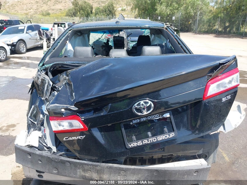 2012 Toyota Camry Se V6 VIN: 4T1BK1FK7CU002693 Lot: 39472188