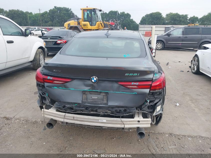 2021 BMW 228I Gran Coupe xDrive VIN: WBA73AK05M7H67509 Lot: 39472196