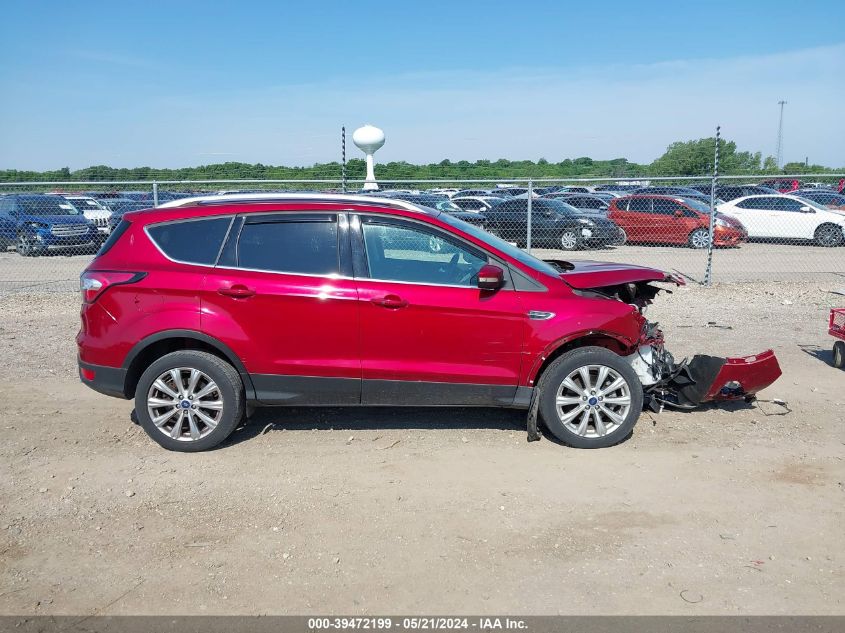 2017 Ford Escape Titanium VIN: 1FMCU9J99HUE31195 Lot: 39472199