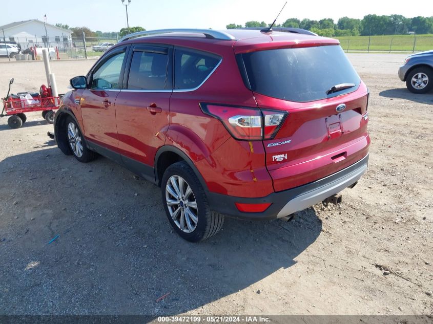 2017 Ford Escape Titanium VIN: 1FMCU9J99HUE31195 Lot: 39472199