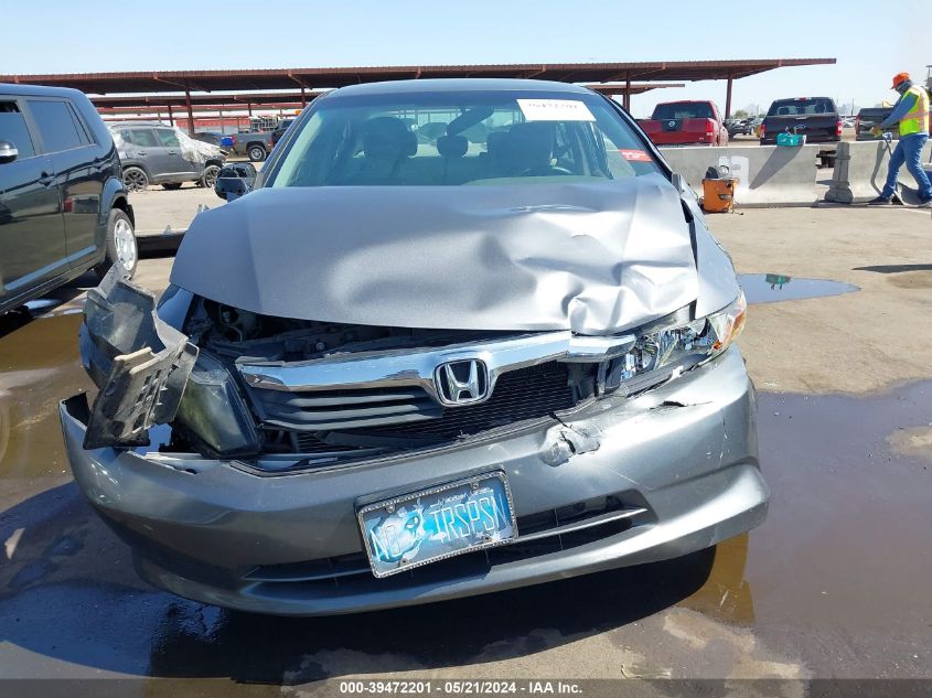 2012 Honda Civic Lx VIN: 19XFB2F59CE323381 Lot: 39472201