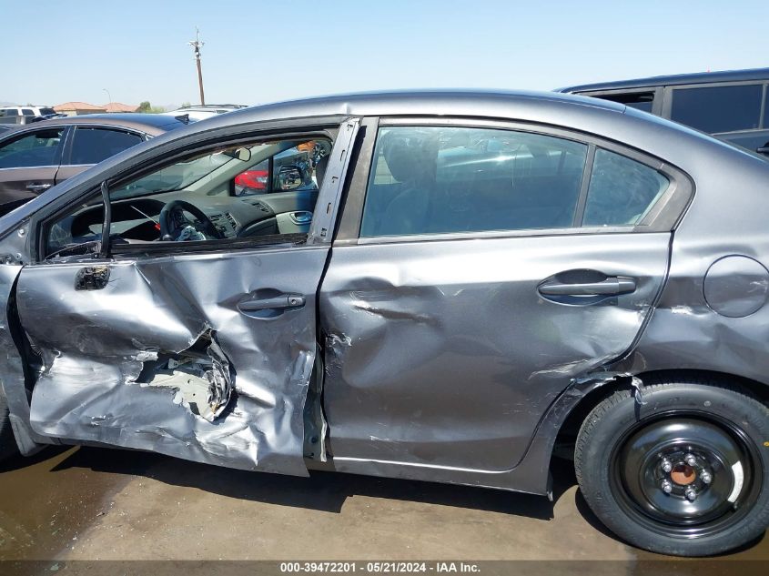 2012 Honda Civic Lx VIN: 19XFB2F59CE323381 Lot: 39472201