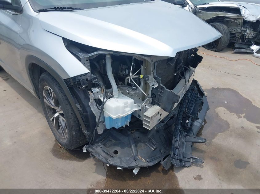 2017 Toyota Highlander Le VIN: 5TDZZRFH2HS228346 Lot: 39472204