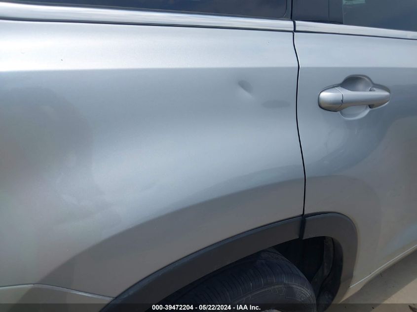 2017 Toyota Highlander Le VIN: 5TDZZRFH2HS228346 Lot: 39472204