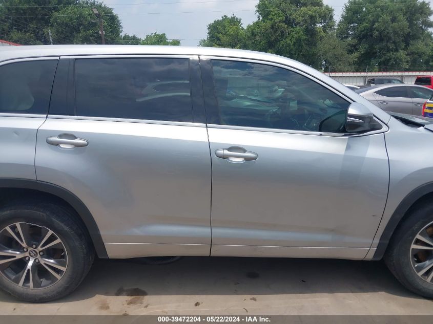 2017 Toyota Highlander Le VIN: 5TDZZRFH2HS228346 Lot: 39472204