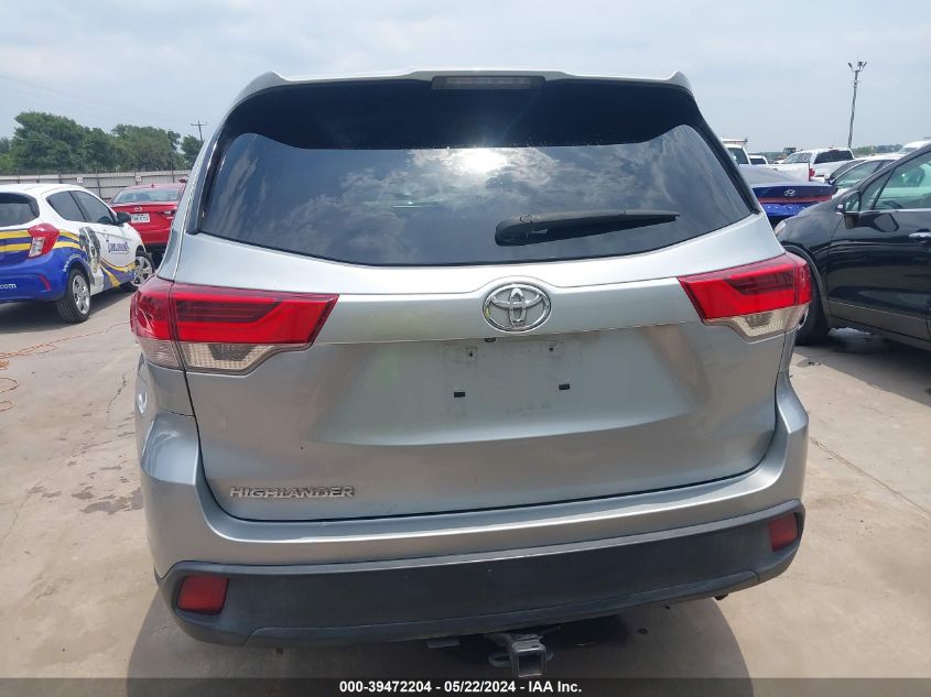 2017 Toyota Highlander Le VIN: 5TDZZRFH2HS228346 Lot: 39472204