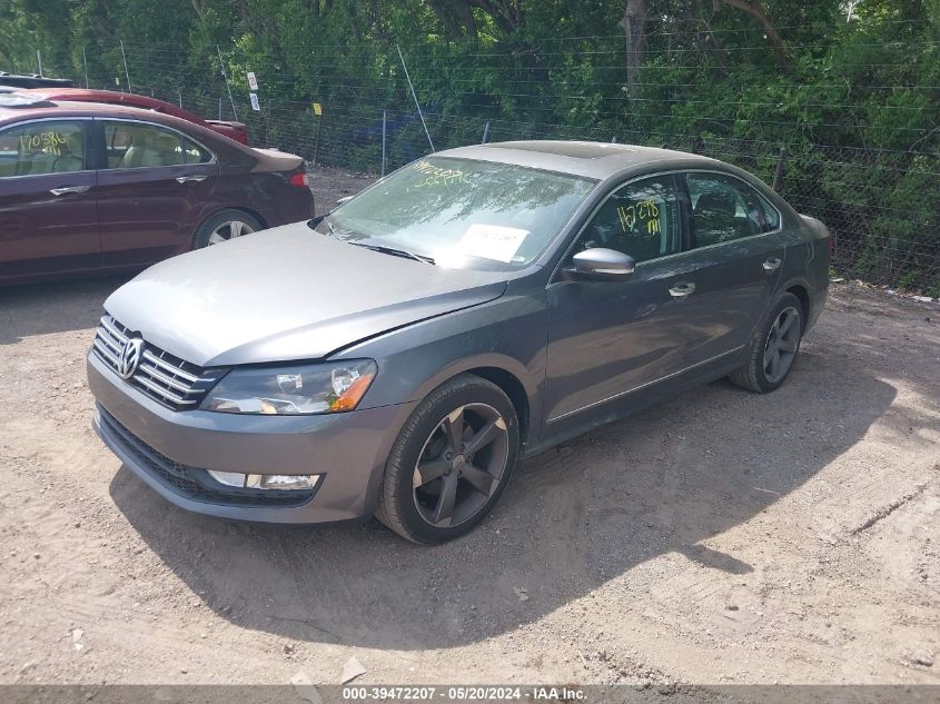 2013 Volkswagen Passat 2.0L Tdi Se VIN: 1VWBN7A34DC144275 Lot: 39472207