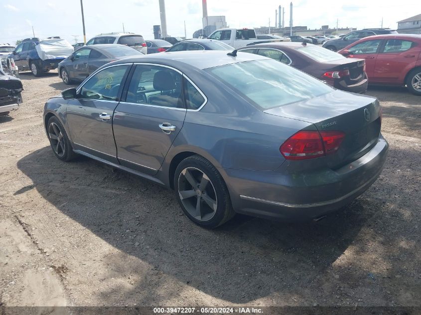 2013 Volkswagen Passat 2.0L Tdi Se VIN: 1VWBN7A34DC144275 Lot: 39472207