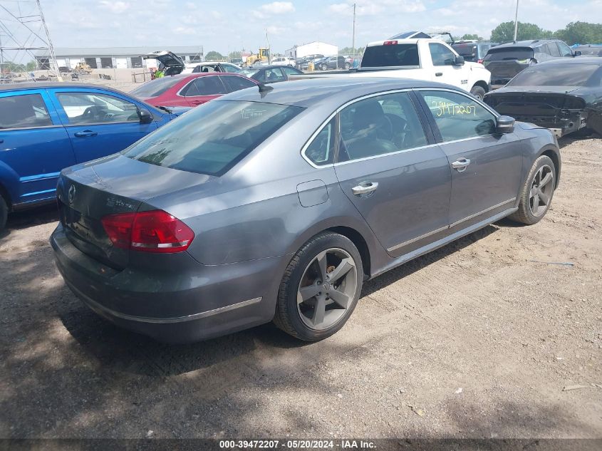 2013 Volkswagen Passat 2.0L Tdi Se VIN: 1VWBN7A34DC144275 Lot: 39472207