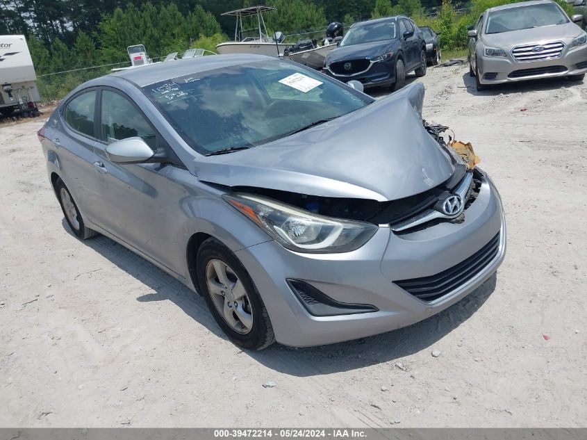 2015 Hyundai Elantra Se VIN: 5NPDH4AE3FH648732 Lot: 39472214