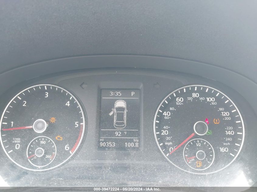 2014 Volkswagen Passat 2.0L Tdi Sel Premium VIN: 1VWCN7A37EC079976 Lot: 39472224