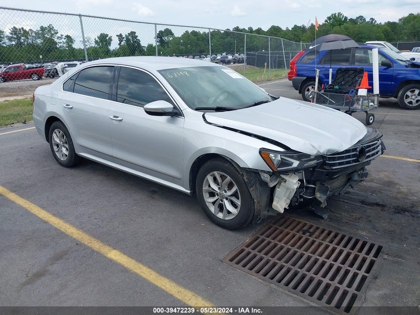 VIN 1VWAT7A31HC016860 2017 VOLKSWAGEN PASSAT 1.8T S