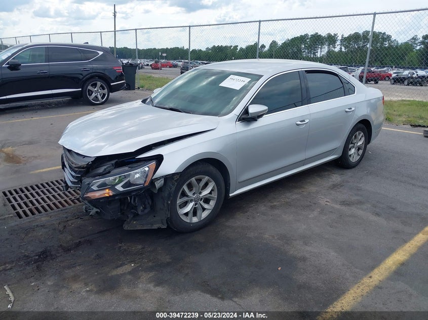 VIN 1VWAT7A31HC016860 2017 VOLKSWAGEN PASSAT 1.8T S