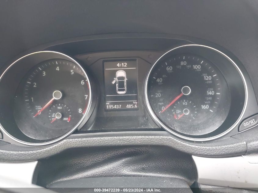 2017 Volkswagen Passat 1.8T S VIN: 1VWAT7A31HC016860 Lot: 39472239