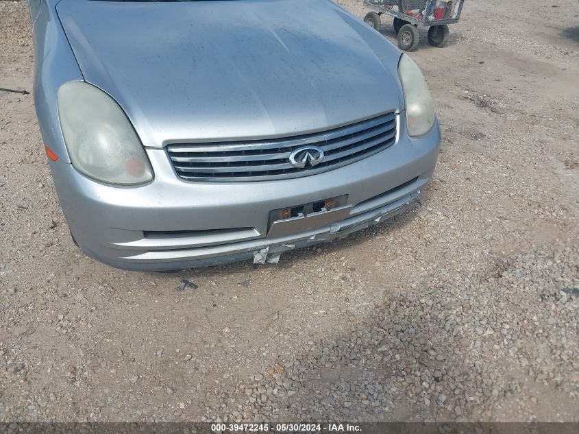 2003 Infiniti G35 Base W/6 Speed Manual VIN: JNKCV51E03M003854 Lot: 39472245