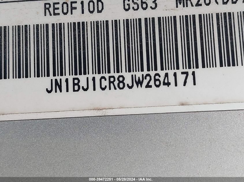 2018 Nissan Rogue Sport S VIN: JN1BJ1CR8JW264171 Lot: 39472251