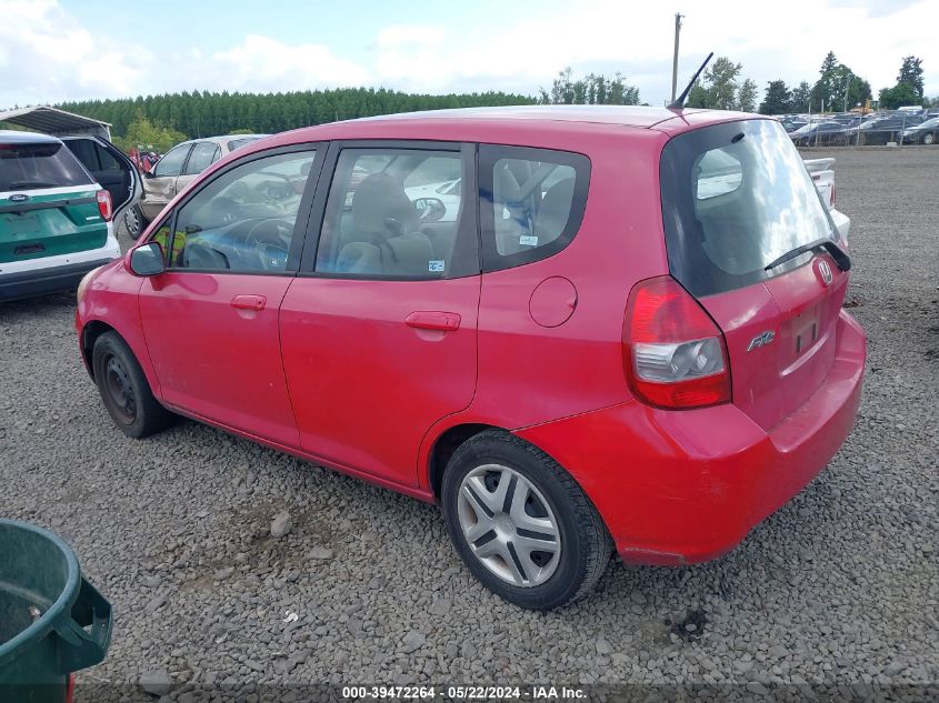 2007 Honda Fit VIN: JHMGD38427S027600 Lot: 39472264