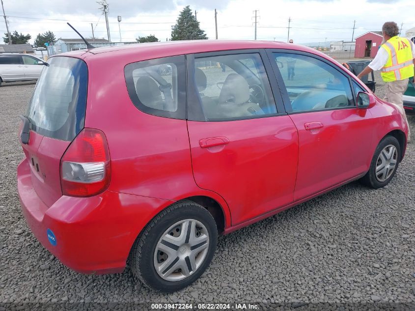 2007 Honda Fit VIN: JHMGD38427S027600 Lot: 39472264