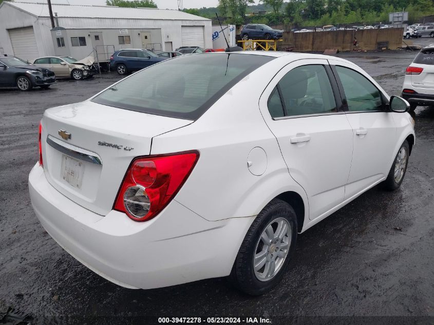 2016 Chevrolet Sonic Lt Auto VIN: 1G1JA5SH0G4266968 Lot: 39472278