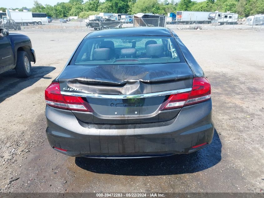 2013 Honda Civic Lx VIN: 19XFB2F52DE206209 Lot: 39472283