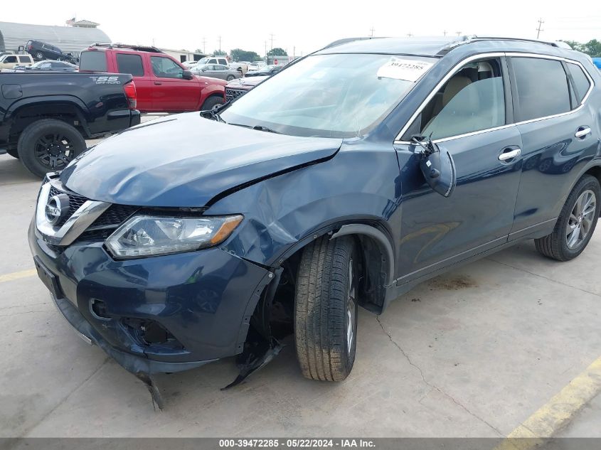 2016 Nissan Rogue Sl VIN: JN8AT2MT5GW002883 Lot: 39472285