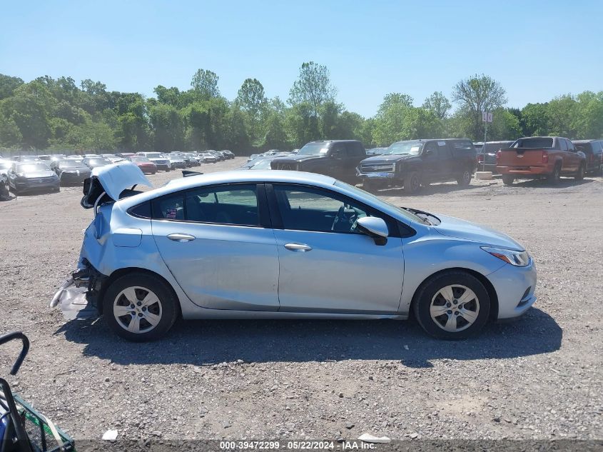 2018 Chevrolet Cruze Ls Auto VIN: 1G1BC5SM7J7127911 Lot: 39472299