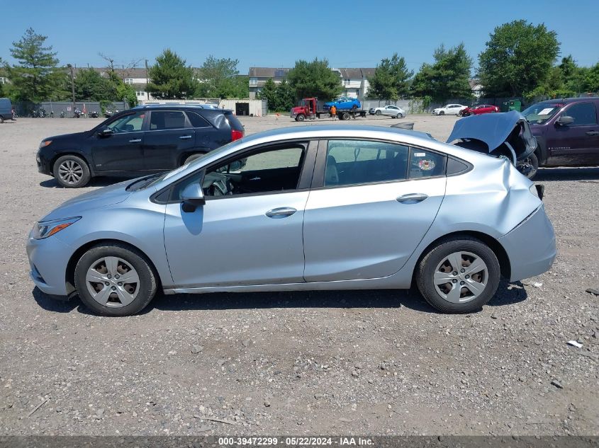 2018 Chevrolet Cruze Ls Auto VIN: 1G1BC5SM7J7127911 Lot: 39472299