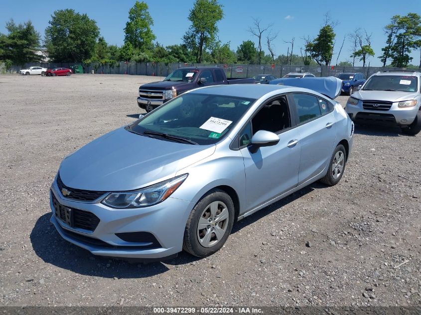 2018 Chevrolet Cruze Ls Auto VIN: 1G1BC5SM7J7127911 Lot: 39472299