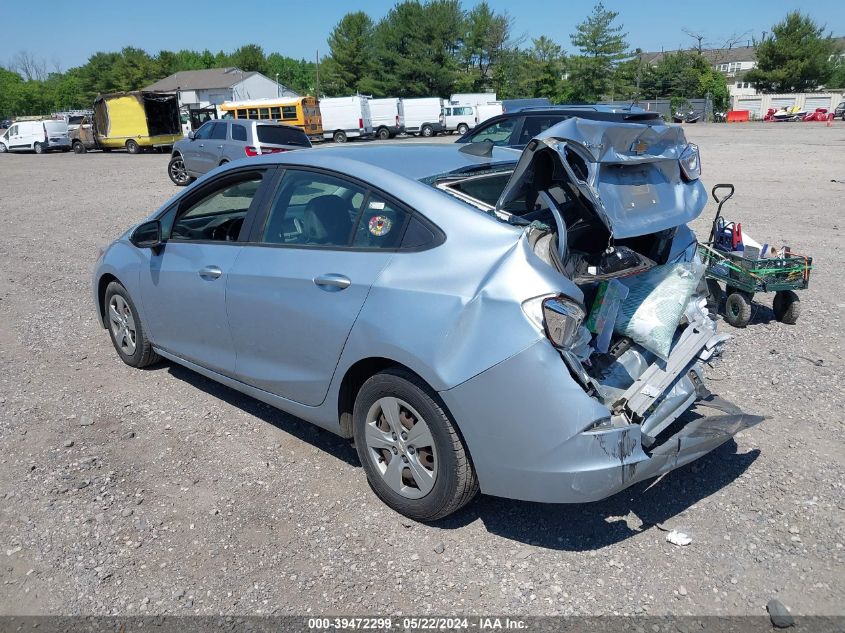 2018 Chevrolet Cruze Ls Auto VIN: 1G1BC5SM7J7127911 Lot: 39472299