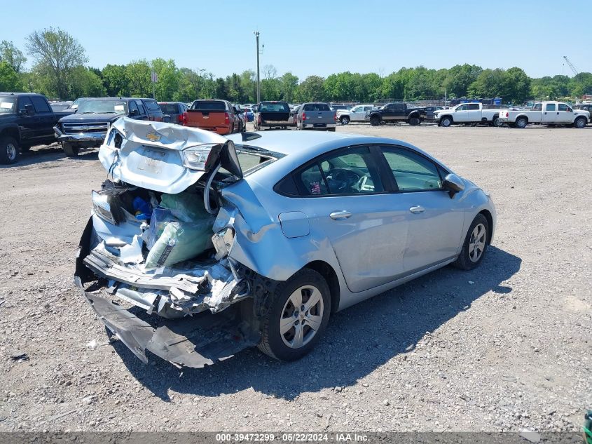 2018 Chevrolet Cruze Ls Auto VIN: 1G1BC5SM7J7127911 Lot: 39472299