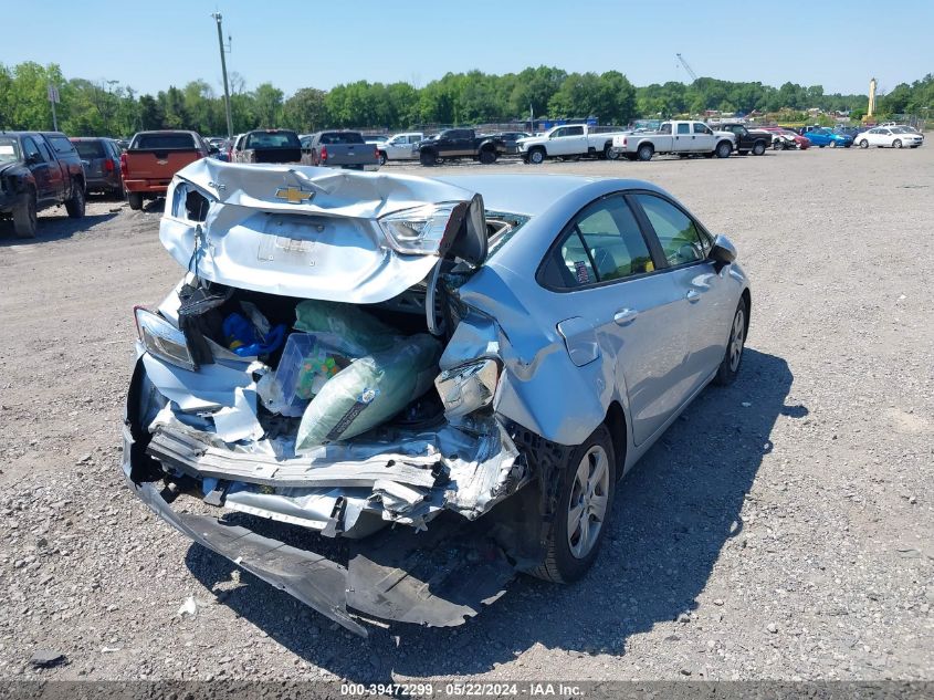 2018 Chevrolet Cruze Ls Auto VIN: 1G1BC5SM7J7127911 Lot: 39472299