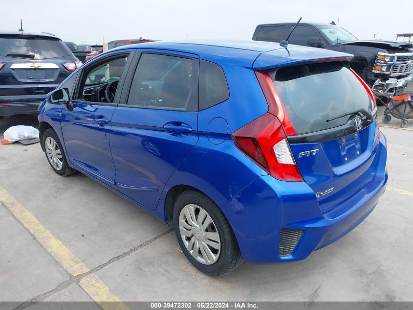 2015 Honda Fit Lx VIN: 3HGGK5H56FM749043 Lot: 39472302