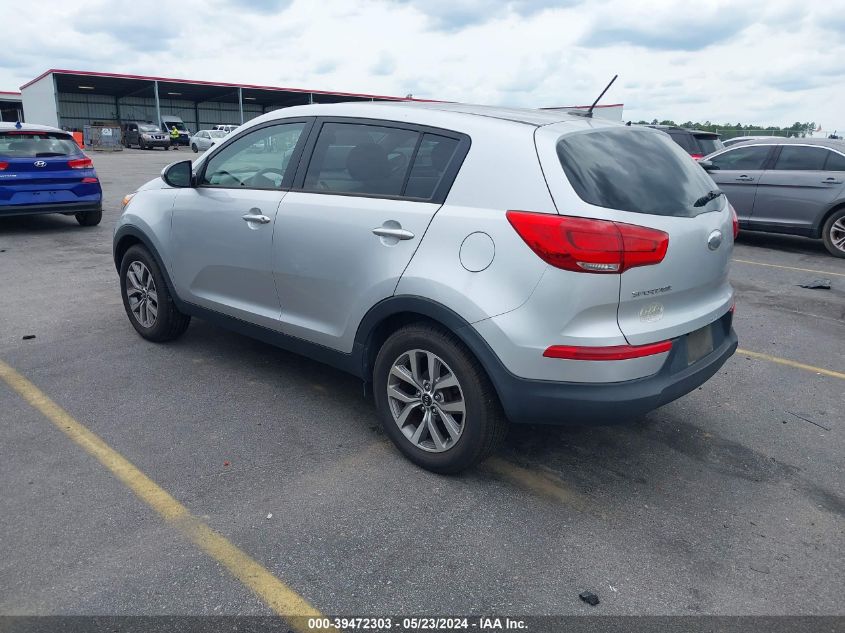 2014 Kia Sportage Lx VIN: KNDPB3AC0E7557086 Lot: 39472303