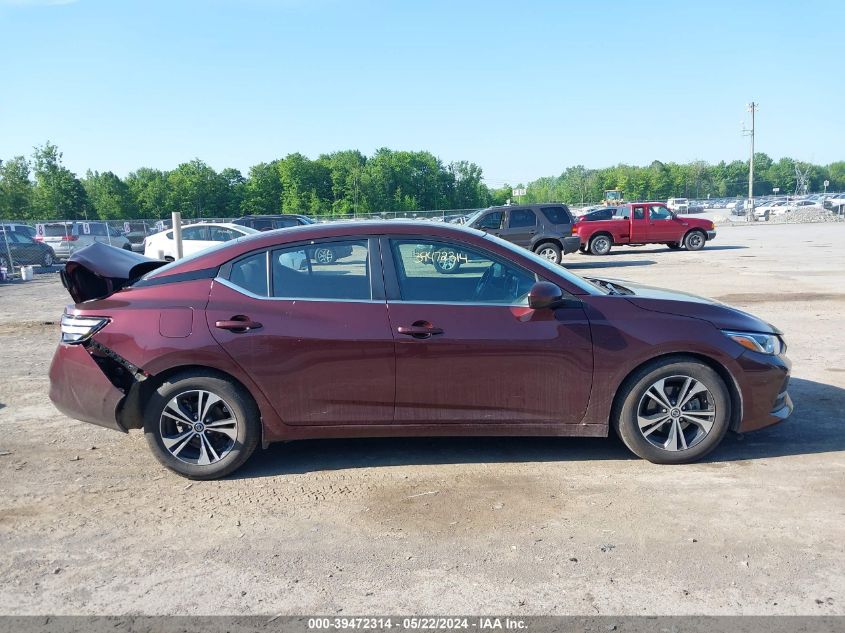2022 Nissan Sentra Sv Xtronic Cvt VIN: 3N1AB8CV9NY265052 Lot: 39472314