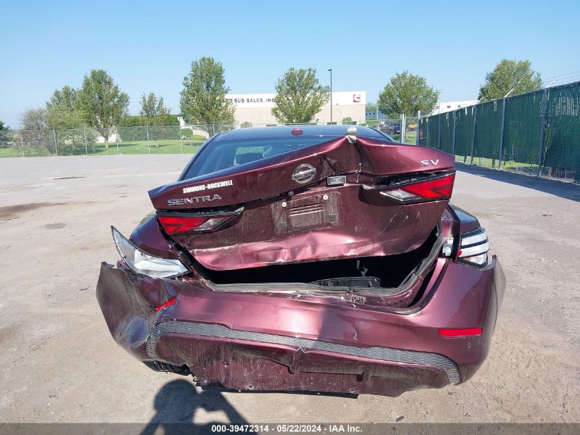 2022 Nissan Sentra Sv Xtronic Cvt VIN: 3N1AB8CV9NY265052 Lot: 39472314