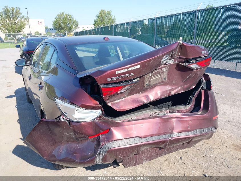 2022 Nissan Sentra Sv Xtronic Cvt VIN: 3N1AB8CV9NY265052 Lot: 39472314