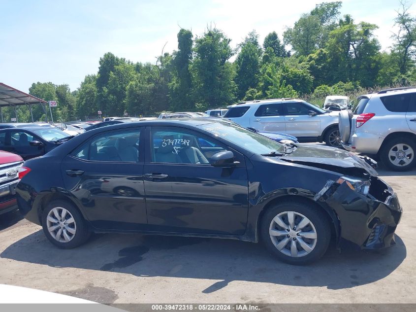 2015 Toyota Corolla Le VIN: 2T1BURHE1FC446707 Lot: 39472318