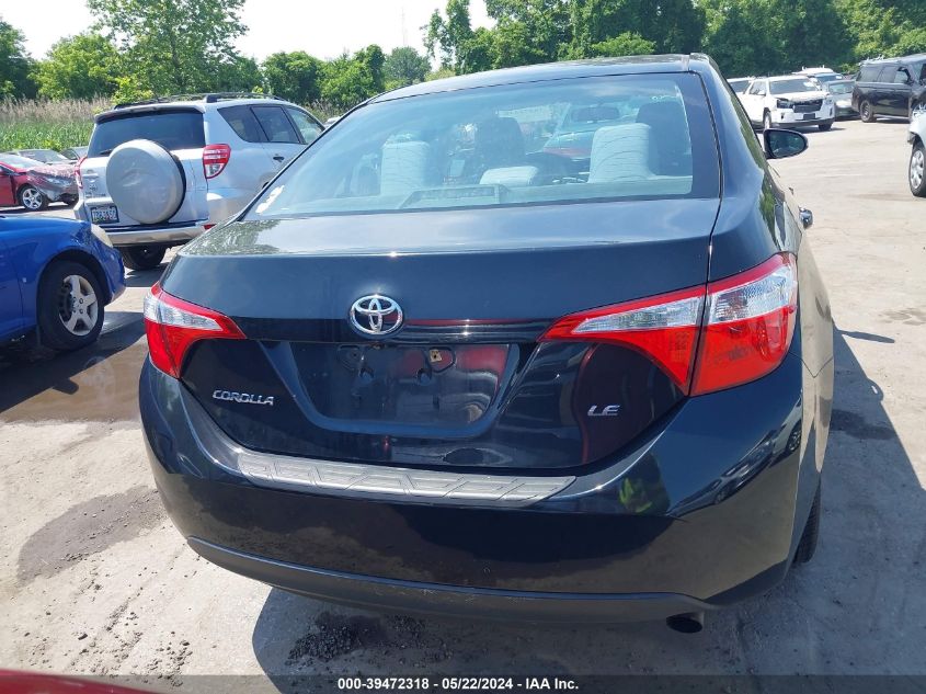 2015 Toyota Corolla Le VIN: 2T1BURHE1FC446707 Lot: 39472318