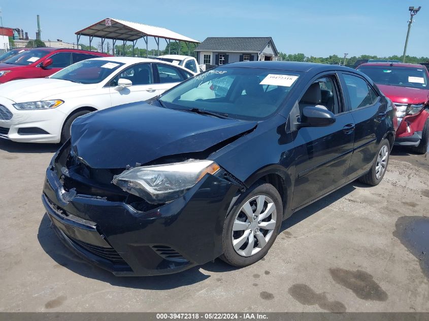 2015 Toyota Corolla Le VIN: 2T1BURHE1FC446707 Lot: 39472318