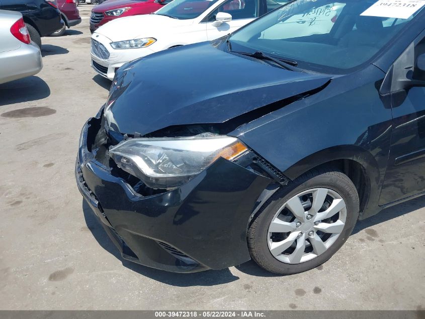 2015 Toyota Corolla Le VIN: 2T1BURHE1FC446707 Lot: 39472318