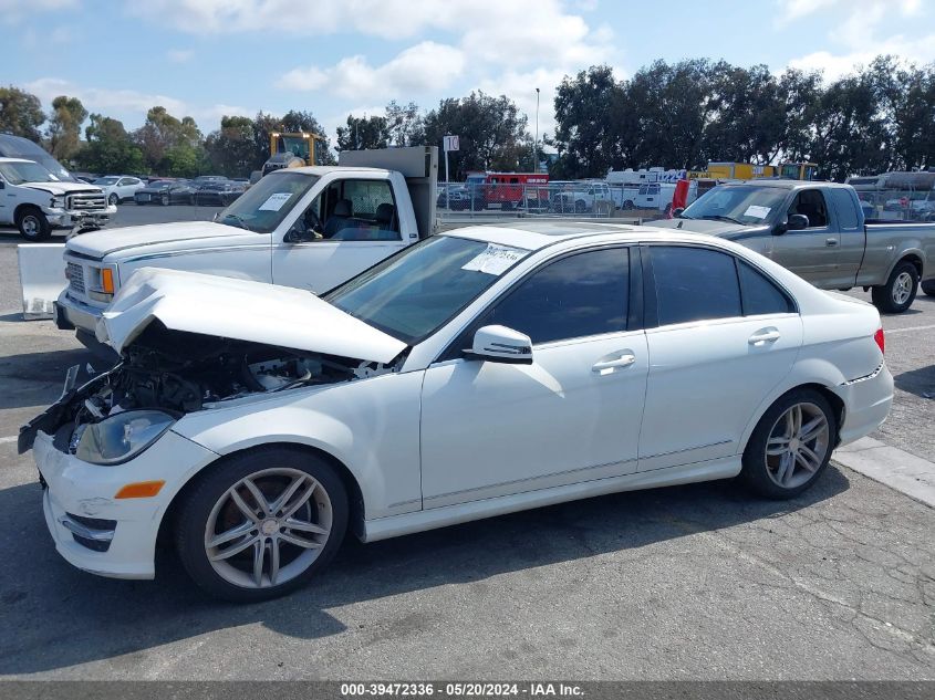 2014 Mercedes-Benz C 250 Luxury/Sport VIN: WDDGF4HB8ER314708 Lot: 39472336