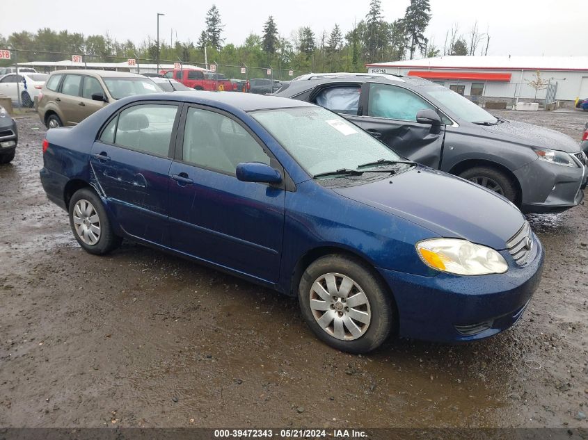 2003 Toyota Corolla Le VIN: 1NXBR32E03Z019469 Lot: 39472343