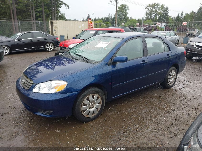 2003 Toyota Corolla Le VIN: 1NXBR32E03Z019469 Lot: 39472343