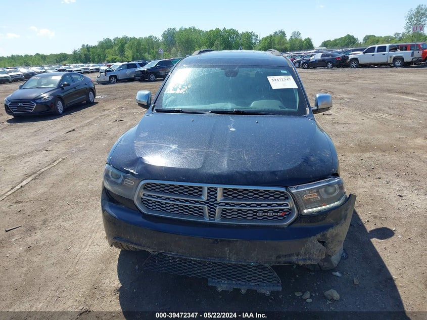 VIN 1C4RDJEG2HC636548 2017 DODGE DURANGO CITADEL ANODIZED PLATINUM AWD