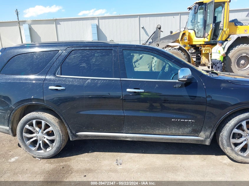 VIN 1C4RDJEG2HC636548 2017 DODGE DURANGO CITADEL ANODIZED PLATINUM AWD