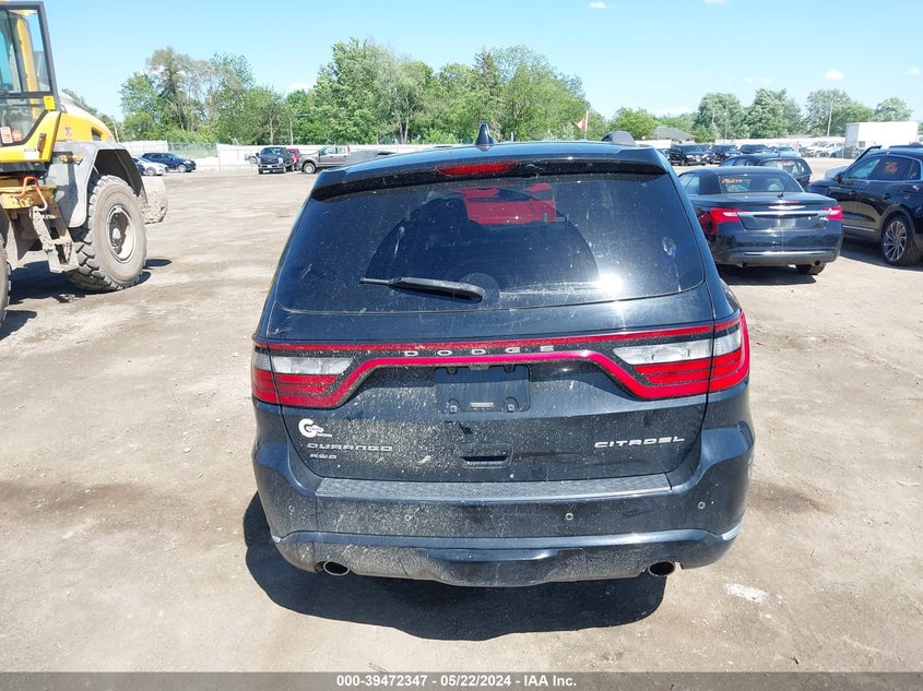 VIN 1C4RDJEG2HC636548 2017 DODGE DURANGO CITADEL ANODIZED PLATINUM AWD